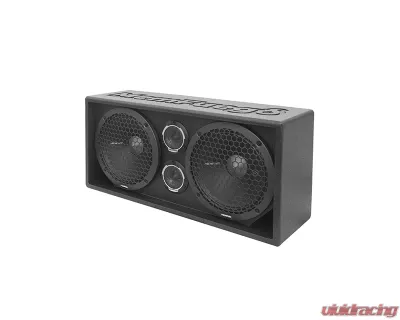 Memphis Audio Painted Dual 10" MemFuego Street Reference Pro Vented Enclosure Full Range Speaker - SRXPE10D4T