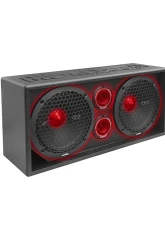 Memphis Audio Painted Dual 10" MemFuego Street Reference Pro Vented Enclosure Full Range Speaker                                     - SRXPE10D4T - Image 6