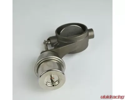 Steso Performance 2.5" 63mm Exhaust Valve w/ Vacuum Actuator Normally Open Titanium - Valv2.5Ti