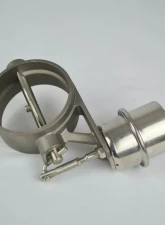 Steso Performance 3" 76mm Exhaust Valve w/ Vacuum Actuator Normally Open Titanium                                     - Valv3Ti - Image 3