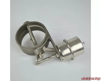 Steso Performance 3" 76mm Exhaust Valve w/ Vacuum Actuator Normally Open Titanium - Valv3Ti