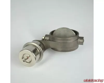 Steso Performance 3" 76mm Exhaust Valve w/ Vacuum Actuator Normally Open Titanium - Valv3Ti