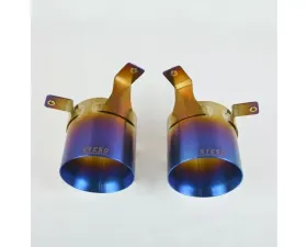 Steso Performance Titanium Exhaust Tail Tips Ferrari F8 Tributo | Spider 2020-2022