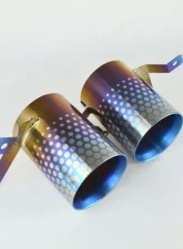 Steso Performance Titanium Exhaust Tail Tips Lamborghini Huracan Evo | STO                                     - TipsHurEvo-Ti - Image 4