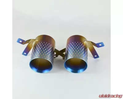 Steso Performance Titanium Exhaust Tail Tips Lamborghini Huracan Evo | STO - TipsHurEvo-Ti
