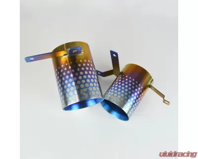 Steso Performance Titanium Exhaust Tail Tips Lamborghini Huracan Evo | STO - TipsHurEvo-Ti