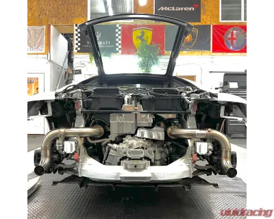 Steso Performance 3" Stainless Steel Race Valved Exhaust System Audi R8 Gen2 Facelift 2020+ - EXAUR8Face-STs