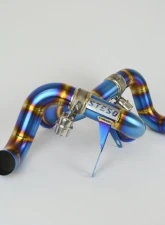 Steso Performance 3" Titanium Burnt Race Valved Exhaust System Audi R8 Gen2 Facelift 2020+                                     - EXAUR8Face-TI-B - Image 4