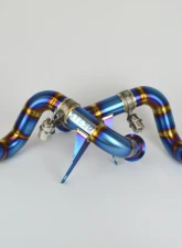 Steso Performance 3" Titanium Burnt Race Valved Exhaust System Audi R8 Gen2 Facelift 2020+                                     - EXAUR8Face-TI-B - Image 2