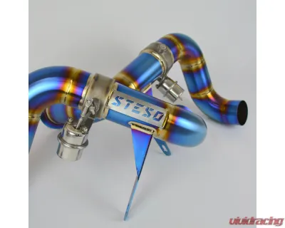 Steso Performance 3" Titanium Burnt Race Valved Exhaust System Audi R8 Gen2 Facelift 2020+ - EXAUR8Face-TI-B