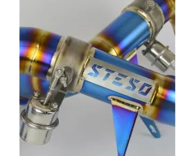Steso Performance Titanium Burnt Race Valved Exhaust System Audi R8 2015-2019