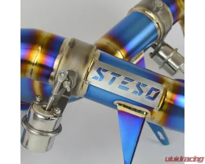 Steso Performance Titanium Burnt Race Valved Exhaust System Audi R8 2015-2019 - EXAUR8v-TI-B
