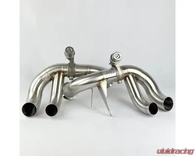 Steso Performance Titanium Raw Race Valved Exhaust System Audi R8 2015-2019 - EXAUR8v-TI-R