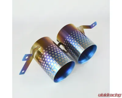 Steso Performance Raw Finish w/ Tips Titanium Race Exhaust Straight Through System Lamborghini Huracan Evo | STO - EXLaHStr-RAW-TI