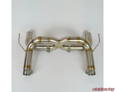 Steso Performance No Tips Titanium Exhaust System w/o Flap-Regulation Ferrari F8 Tributo | Spider 2020-2022 - EXhF8Ti-NO