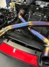Steso Performance Burnt Finish Titanium Race Exhaust System Mclaren 720S Coupe | Spider                                     - EXhMcL720-BU - Image 2
