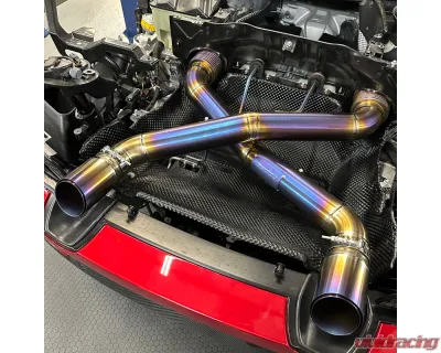 Steso Performance Burnt Finish Titanium Race Exhaust System Mclaren 720S Coupe | Spider - EXhMcL720-BU
