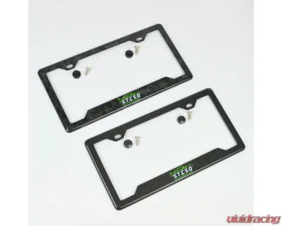 Steso Performance Carbon Fiber License Plate Frame - LPF-CF