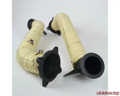 Steso Performance 3" Heat Wrap Ceramic Coated Downpipes Mclaren 720S | 765LT - McDPSSw
