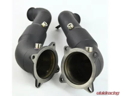 Steso Performance 3.5" High Flow Downpipes Ceramic Coated McLaren 720S | 765LT - McLDP-Hf3.5Cc