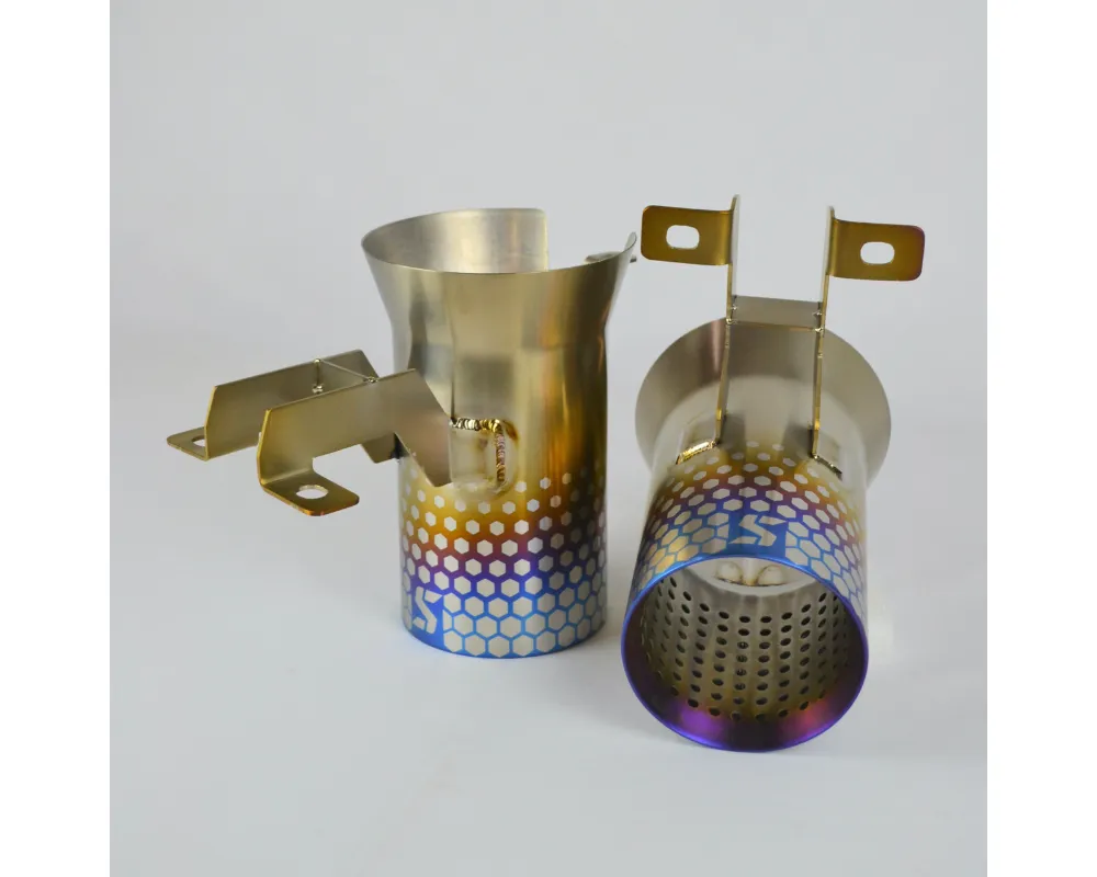 Steso Performance Titanium Exhaust Tail Tips Lamborghini Aventador SVJ - TipsAvSVJ-Ti