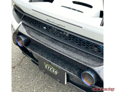 Steso Performance Titanium Exhaust Tail Tips Lamborghini Huracan Performante - TipsHurPerf-Ti