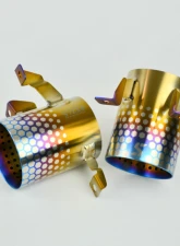 Steso Performance Titanium Exhaust Tail Tips Lamborghini Huracan Performante                                     - TipsHurPerf-Ti - Image 3