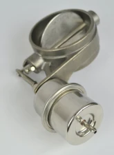 Steso Performance 3" 76mm Exhaust Valve with Vacuum Actuator Normally Open 304 Stainless Steel                                     - Valv3Ss - Image 2