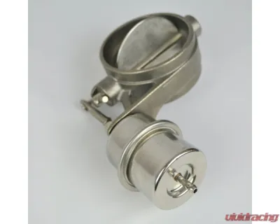 Steso Performance 3" 76mm Exhaust Valve with Vacuum Actuator Normally Open 304 Stainless Steel - Valv3Ss