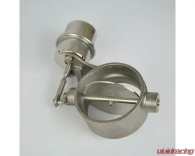 Steso Performance 3" 76mm Exhaust Valve with Vacuum Actuator Normally Open 304 Stainless Steel - Valv3Ss