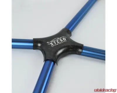 Steso Performance Burnt Finish, Satin Finish Cover, Titanium X-Brace Audi R8 Gen 2 | Gen 2 Facelift - XBRAR8-BU-SA