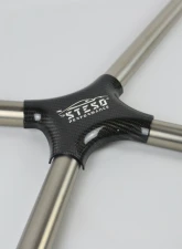 Steso Performance Raw Finish, Glossy Finish Cover, Titanium X-Brace Audi R8 Gen 2 | Gen 2 Facelift                                     - XBRAR8-RA-GL - Image 3