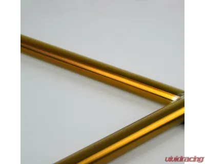 Steso Performance Gold Finish Titanium X-Brace Lamborghini Aventador SVJ - XBRLamAvSVJG
