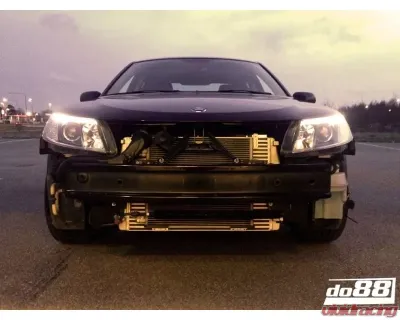 do88 Performance BigPack Intercooler Kit w/ Black Hoses Saab 9-3 2.8T V6 2006-2011 - BIG-110-S