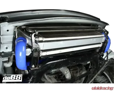 do88 Performance BigPack Intercooler Kit w/ Red Hoses Saab 9-3 2.0T 2003-2011 - BIG-120-R
