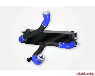 do88 Performance BigPack Intercooler Kit w/ Blue Hoses - Diesel Volvo 2016-2023 - BIG-260-D-B