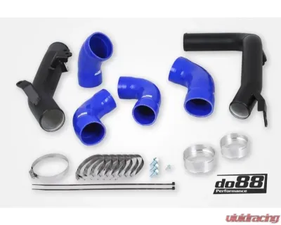 do88 Performance BigPack Intercooler Kit w/ Black Hoses - Diesel Volvo 2016-2023 - BIG-260-D-S