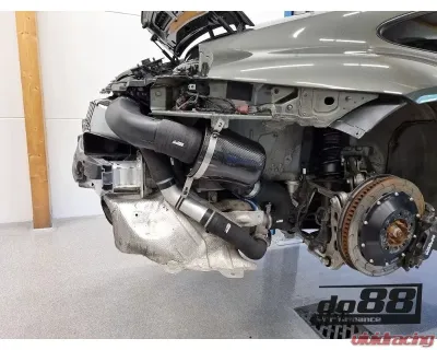 do88 Performance Induction System w/ 80mm Outlet & Turbo Inlet Hoses Porsche 992 Carrera 2019-2023 - LF-160-ST-80-212