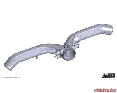 do88 Performance Black do88 Intercooler Y-Pipe Porsche 997.2 Turbo 2010-2012 - TR-130SV-do88
