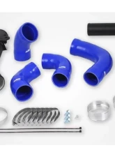 do88 Performance Petrol do88 Intercooler Pressure Pipes w/ Blue Hoses Volvo S60 | S90 | V60 | V90 | XC60 | XC90 2016-2023                                     - TR-260-P-do88-B - Image 5