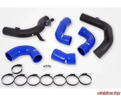 do88 Performance OEM Intercooler Pressure Pipes w/ Blue Hoses (300hp+) VAG 2.0 TSI EA888 Gen4 2019-2023 - TR-340-OE-1-B
