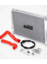 do88 Performance Aluminum Radiator w/ Red Hoses BMW M3 E46 2000-2006                                     - WC-310-R - Image 3