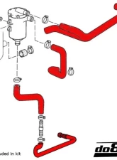 do88 Performance Oil Hose Kit Porsche 930 Turbo 1978-1989                                     - do88-kit141S - Image 6