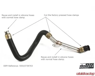 do88 Performance Oil Separator & Breather Hose Kit Porsche 964 Turbo 1990-1994 - do88-kit158S