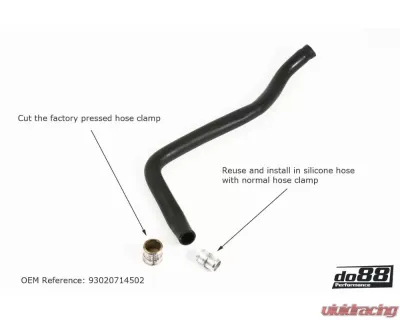 do88 Performance Oil Separator & Breather Hose Kit Porsche 964 Turbo 1990-1994 - do88-kit158S