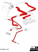 do88 Performance Oil Separator & Breather Hose Kit Porsche 964 Turbo 1990-1994                                     - do88-kit158S - Image 9