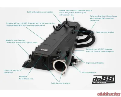 do88 Performance Charge Cooler Manifold for BMW G-Series (B58) | Toyota GR Supra A90 2017+ - ICM-430-K