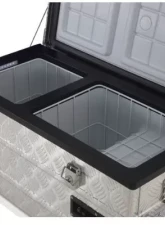 Attica 4x4 Refrigerator 42L/44 Quarts/1.4 Cu.ft Compressor Refrigerator - Aluminum                                     - ATTAL42 - Image 2