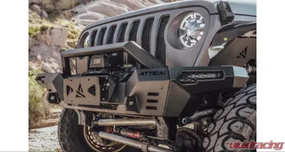 Attica 4x4 Front Bumper Modular Design Jeep Gladiator | Wrangler JL 2018+ - ATTJL01A110-BX