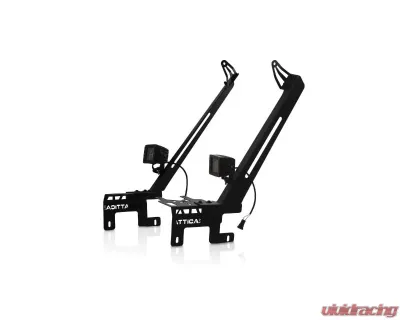 Attica 4x4 Frontier Series Light Mount Brackets Jeep Wrangler JL 2018-2023 - ATTJL01E104-BX